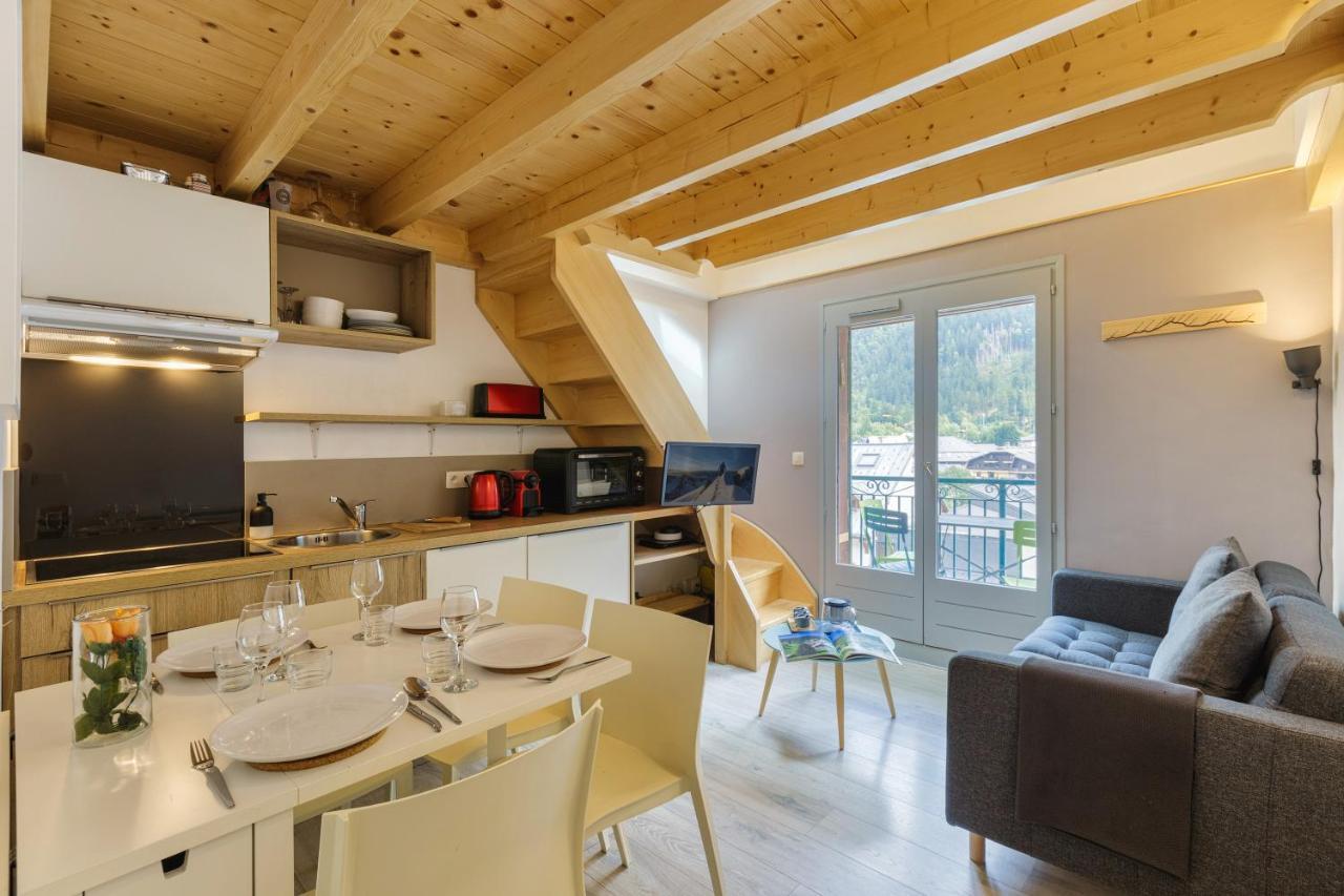 Central Duplex Apartment - Blanc Neige - Happy Rentals Chamonix Eksteriør billede